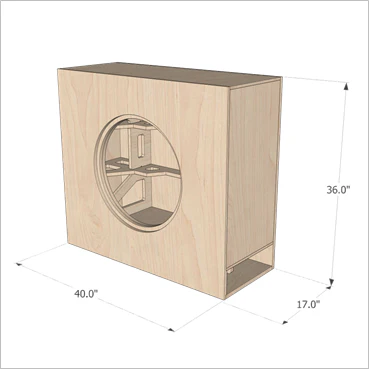 BTS Ported 18-21 36" x 40" x 17" - Image 3