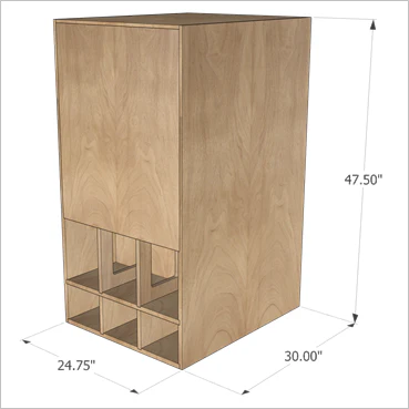 Devastator MkII 21-Inch Ported Horn in Baltic Birch Music Edition (28Hz Tuning) - Two Pack - Image 8