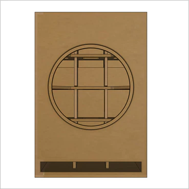 21-Inch Full Marty, Roundover Series, Flat Pack (Single Unit) - Image 4